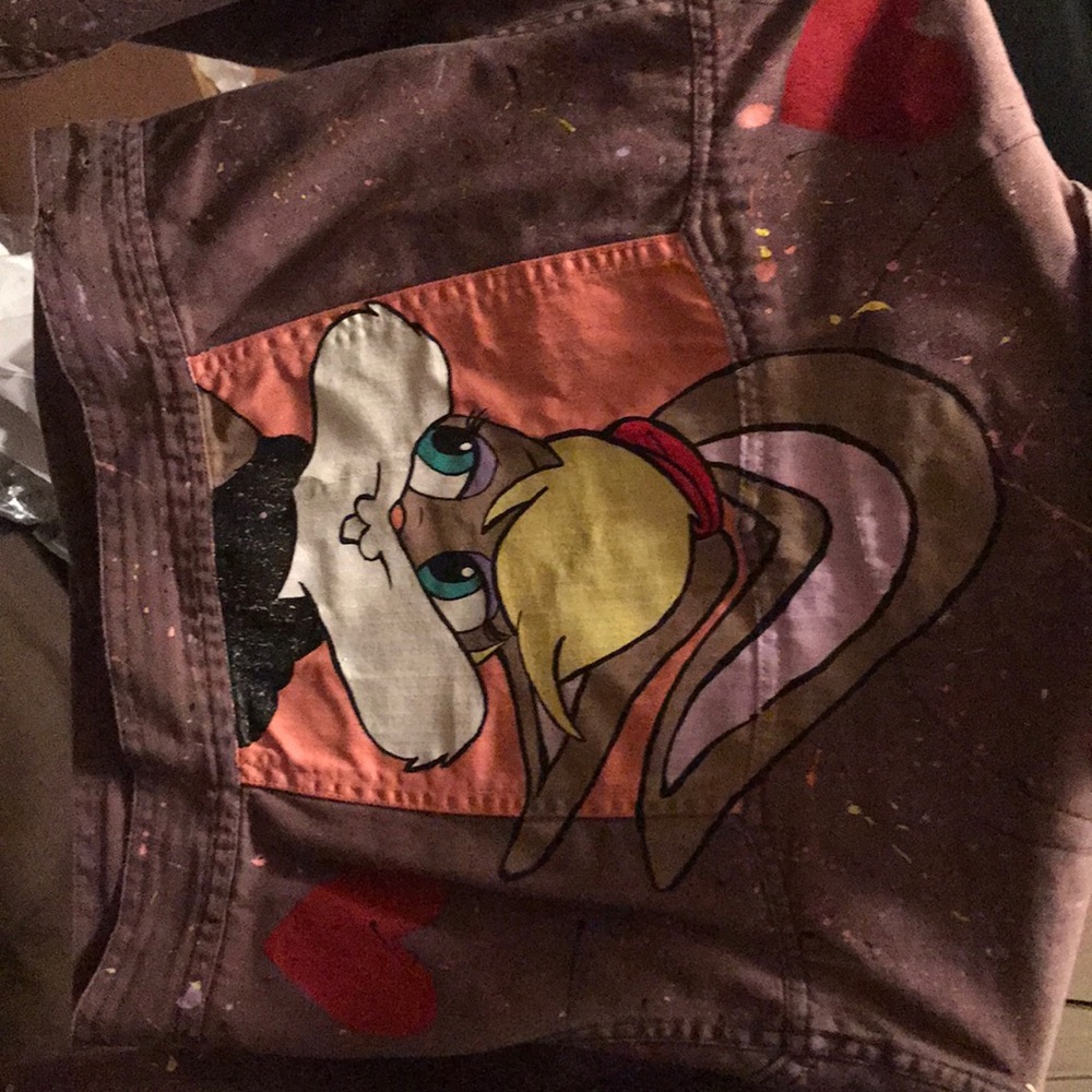 Handpainted Denim Jacket - Picture 5 of 8